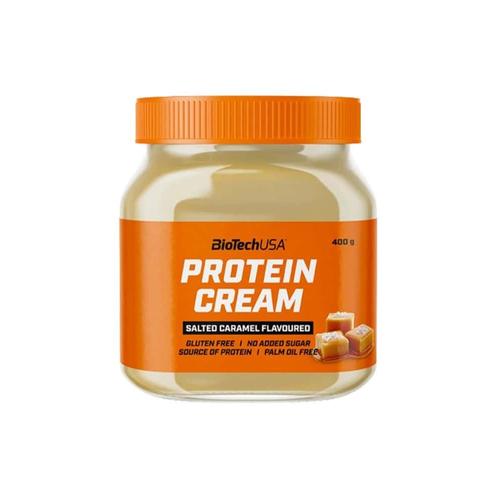 Protein Cream (400g)|Caramel Salé| Pâtes À Tartiner Protéinées|Biotech Usa 