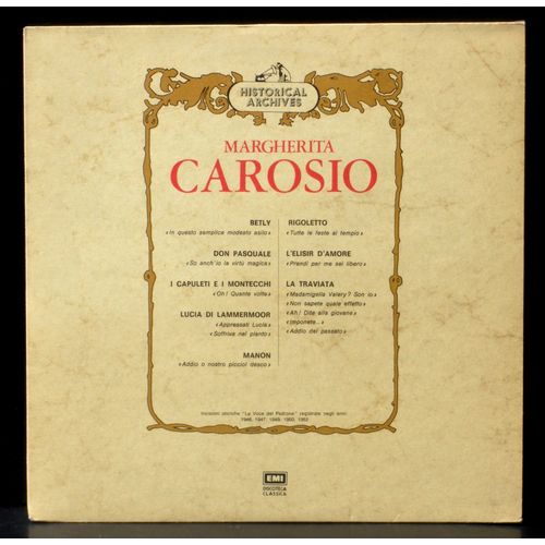 Margherita Carosio : Enregistrements Vsm 1946-1952