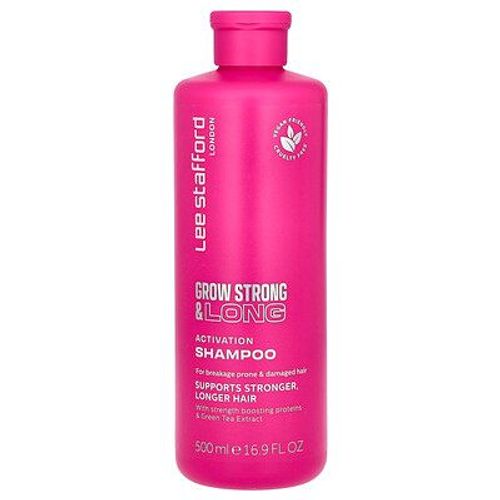 Lee Stafford Grow Strong & Long, Shampooing D'activation, Pour Cheveux Cassants Et Abîmés, 500 Ml 