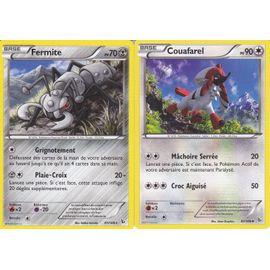 2 Cartes Pokemon Xy Etincelles - Fermite 61/106 + Couafarel 87/106 - 