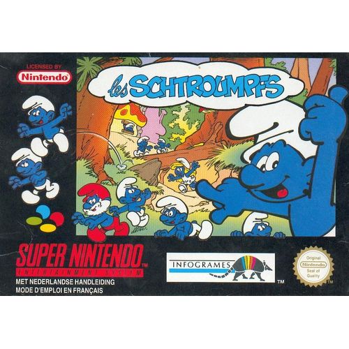 Les Schtroumpfs Snes Super Nintendo