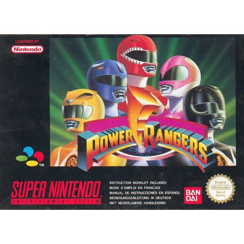 Power Rangers Snes Super Nintendo