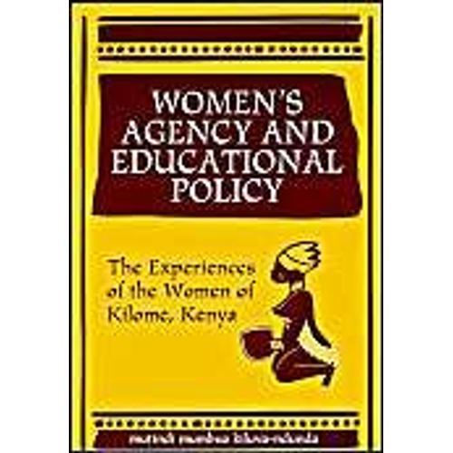 Women's Agency And Educational Policy