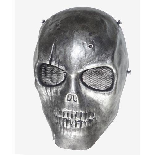 Masque Rigide Cagoule Casque Protection Visage Crâne Tête de Mort