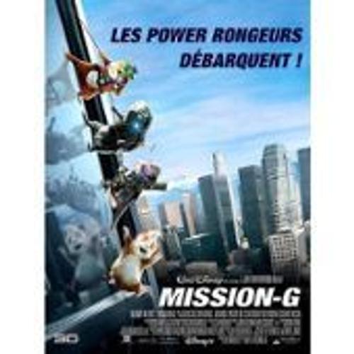 Mission G - Walt Disney - Nicolas Cage - Hoyt H Yeatman Jr - Affiche De Cinnéma Pliée 120x160 Cm