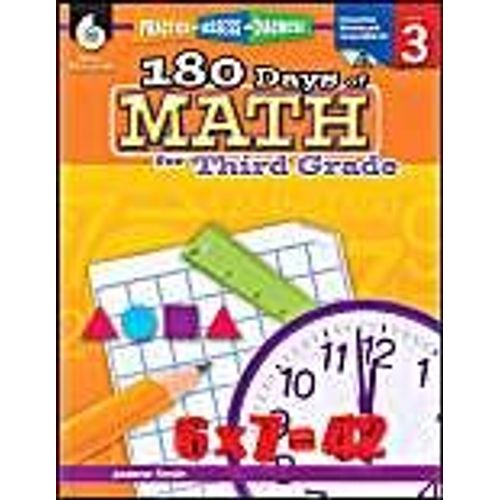 180 Days Of Math For Third Grade