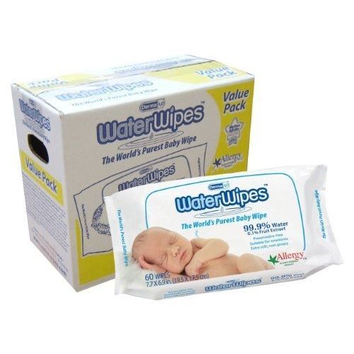 Lingettes Pour Bebe Waterwipes 240 Lingettes 4 Packs De 60 Lingettes Pour Bebe Dermah2o Rakuten