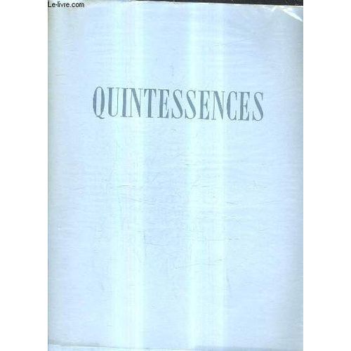 Quintessences.