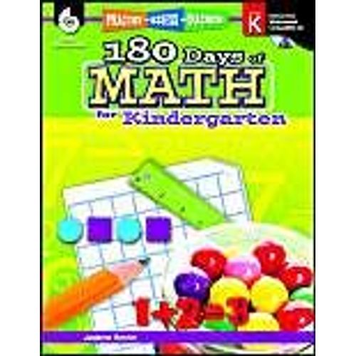 180 Days Of Math For Kindergarten
