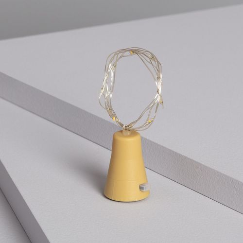 Guirlande Led Extérieure Solaire Fil De Fer Pour Bouteille Blanc Chaud 3000k