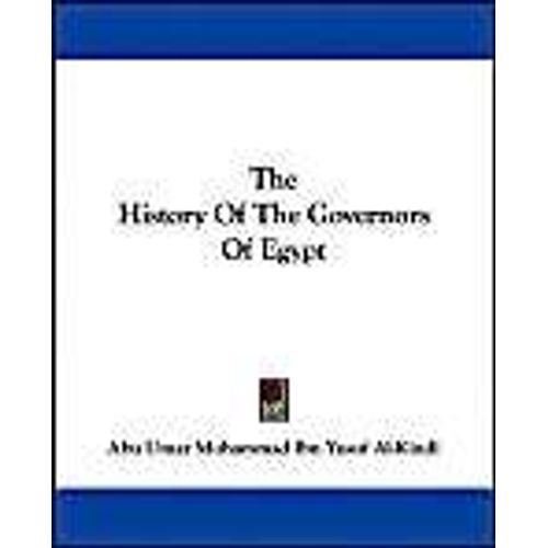 The History Of The Governors Of Egypt