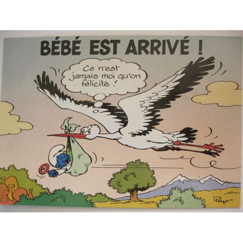 Peyo - Schtroumpf N°4 - Bebe Est Arrive
