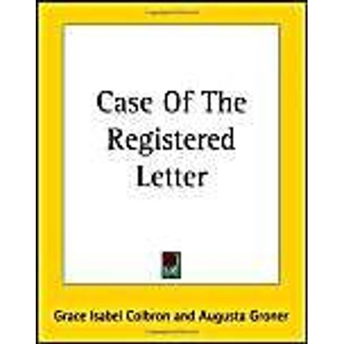 Case Of The Registered Letter