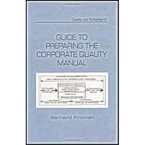 Guide To Preparing The Corporate Quality Manual