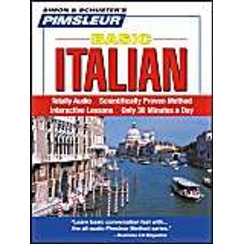 Pimsleur Italian Basic Course - Level 1 Lessons 1-10 Cd: Learn To Speak And Understand Italian With Pimsleur Language Programs