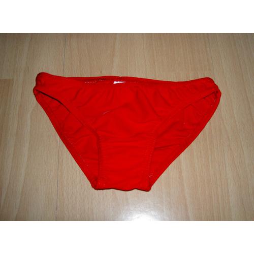 Maillot De Bain Garçon Rouge Uni Arena Taille 5 Ans