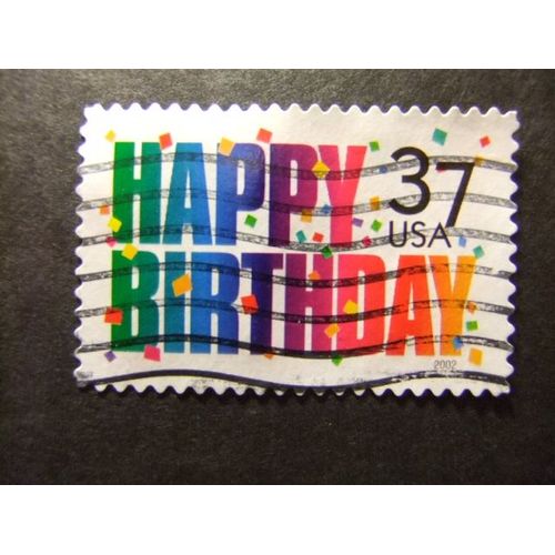 Timbres - Etats-Unis D´Amerique 2002 - Joyeux Anniversaire Yvert & Tellier Nº 3394 º Fu