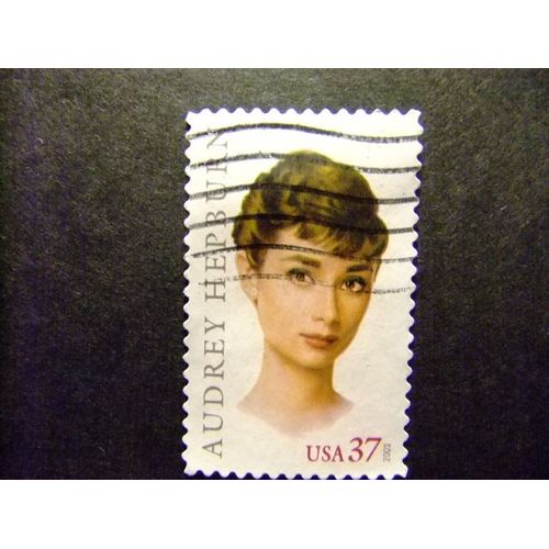 Timbres - Etats-Unis D´Amerique 2003 - L´Actrice Audrey Hepburn - Yvert & Tellier Nº 3476 º Fu