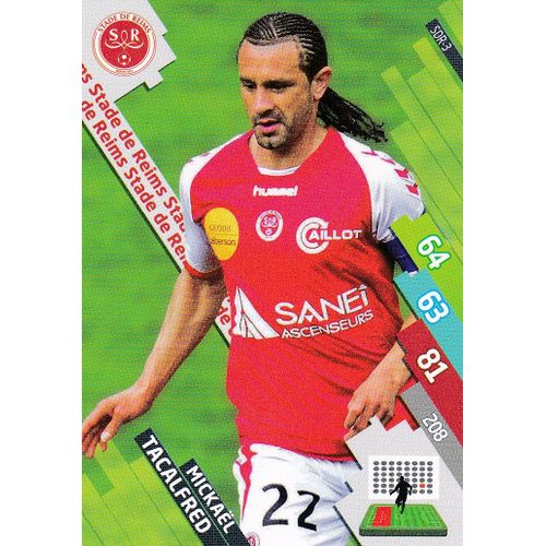 Carte Panini Foot Adrenalyn 2014 / 2015 Mickael Tacalfred Reims