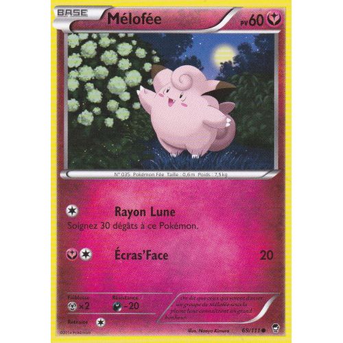 Carte Pokemon - Melofee - 69/111 - Xy Poings Furieux -