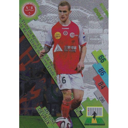 Carte Panini Foot Adrenalyn Xl 2014/2015 Antoine Devaux Stade De Reims Idole 