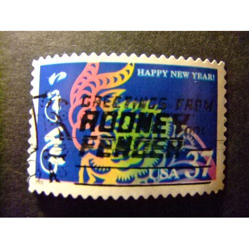 Timbres - Etats-Unis D´Amerique 2003 - Année Lunaire Chinoise Du Bélier - Yvert & Tellier Nº 3450 º Fu
