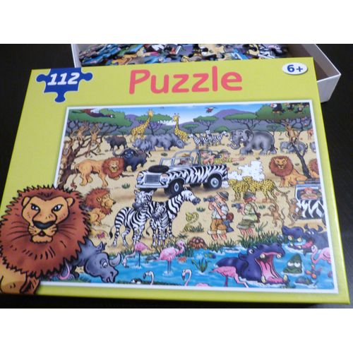 Puzzle SAFARI enfant 112 pièces