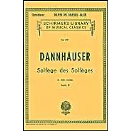 Solfege Des Solfeges - Book Iii