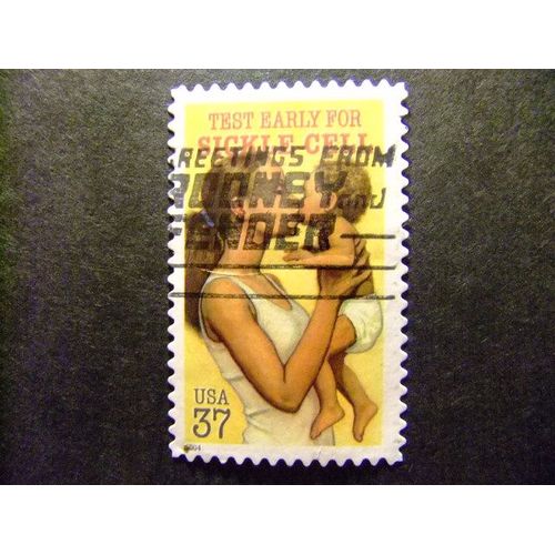 Timbres - Etats-Unis D´Amerique 2004 - Drepanocytose - Yvert & Tellier Nº 3585 º Fu