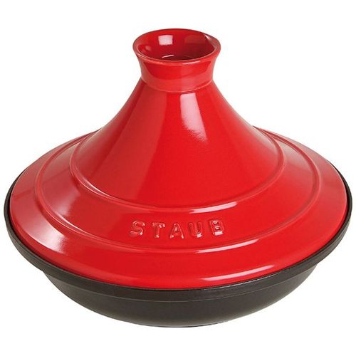 Tajine Fonte Émaillée 28cm + Dome En Céramique Cerise 1302806