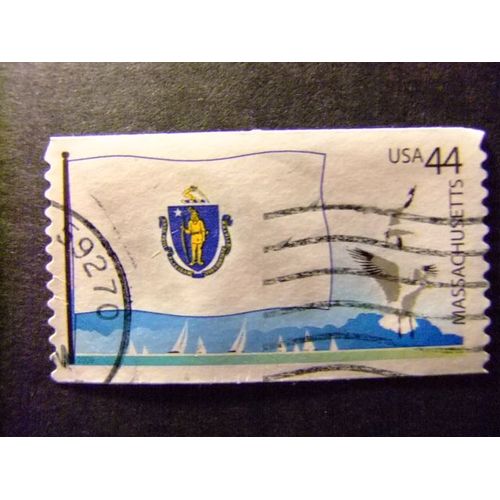 Timbres - Etats-Unis D´Amerique 2009 -Drapeaux Des Etats Americains - Yvert & Tellier Nº 4180 º Fu