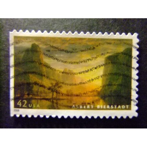 Timbres - Etats-Unis D¿Amerique 2008 -Albert Bierstadt - Yvert & Tellier Nº 4091 º Fu