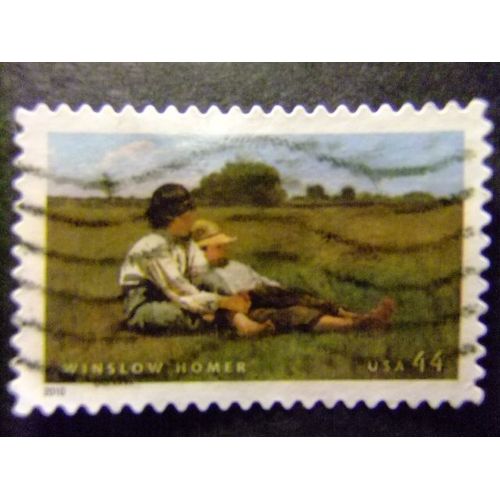 Timbres - Etats-Unis D¿Amerique 2010 - Winslow Homer - Yvert & Tellier Nº 4293 º Fu