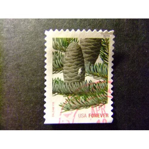 Timbres - Etats-Unis D¿Amerique 2010 - Flore - Branches De Conifères - Yvert & Tellier Nº 4309 º Fu