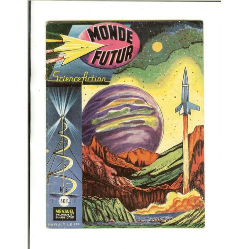 Mensuel 1959 Monde Futur Science Fiction 3 