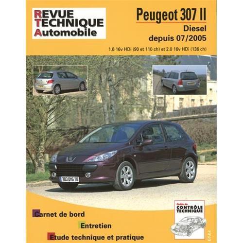Revue Technique Pour Peugeot 307 Ii 07-05 Jusqu'à Dies 1.6hdi-2.0hdi