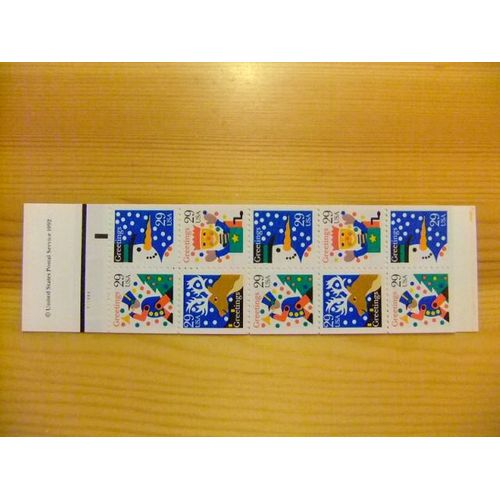 Timbres - Etats-Unis D´Amerique 1993 - Saisonsdes Voeux - Yvert & Tellier Nº C2194a ** Mnh