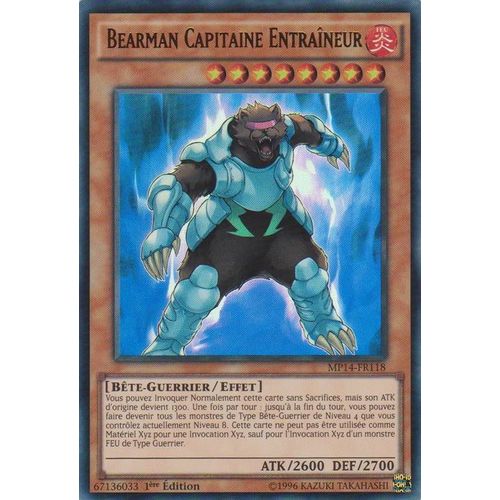 Bearman Capitaine Entraîneur - Mp14 Fr118 - Yu Gi Oh! - Ultra Rare