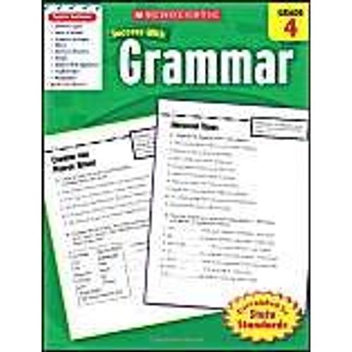 Scholastic Success With Grammar: Grade 4 Workbook