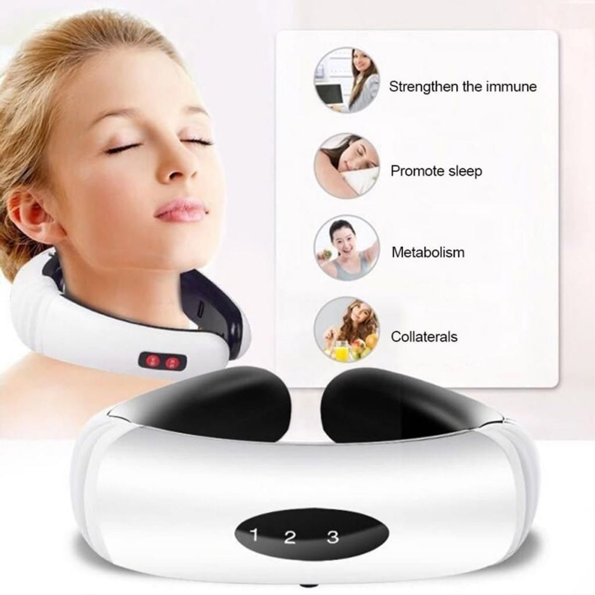 Masseur Cervical �lectromagn�tique Multifonctionnel Cervical...