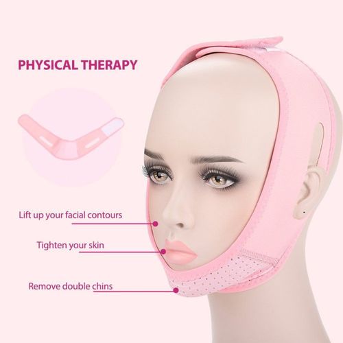 Masque Amincissant Visage Qui Enlève Les Bandages Soin Visage Double Menton Goodnice 