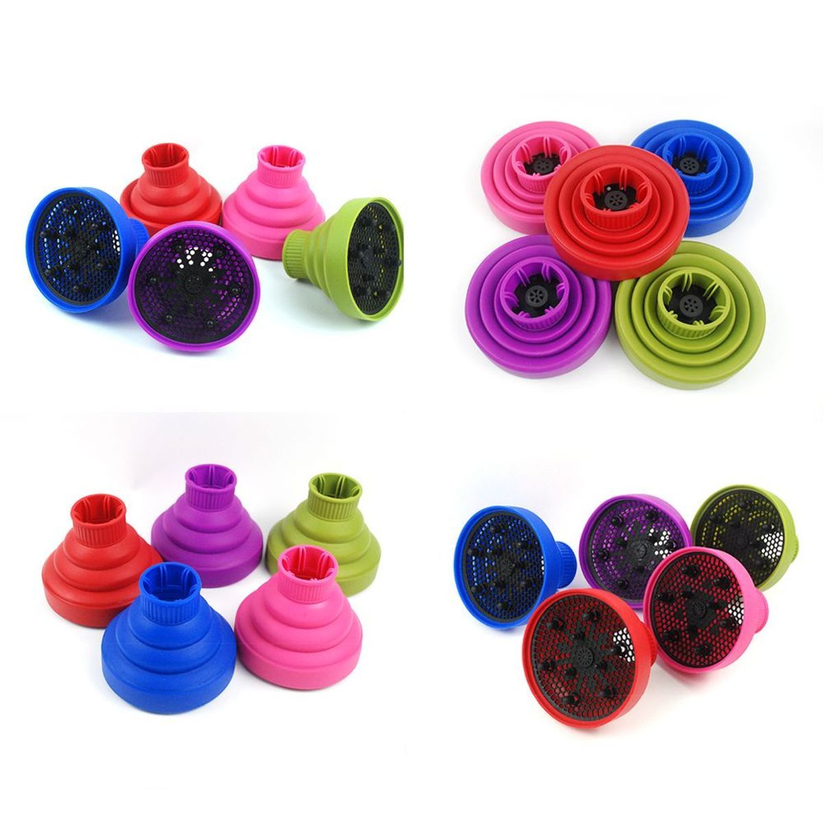 Diffuseur Sche-Cheveux Pliable En Silicone - Travel And Eas... - 3