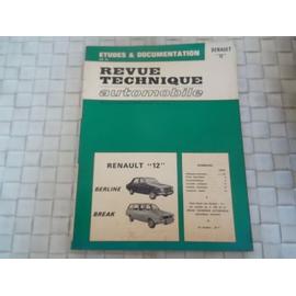 Revue Technique Automobile Renault 12 à vendre