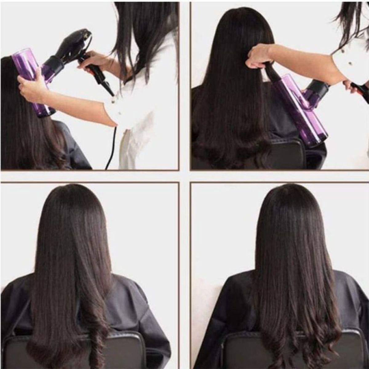 Sche-Cheveux Diffuseur Curl Bigoudi Vent Spin Sche-Cheveux... - 7