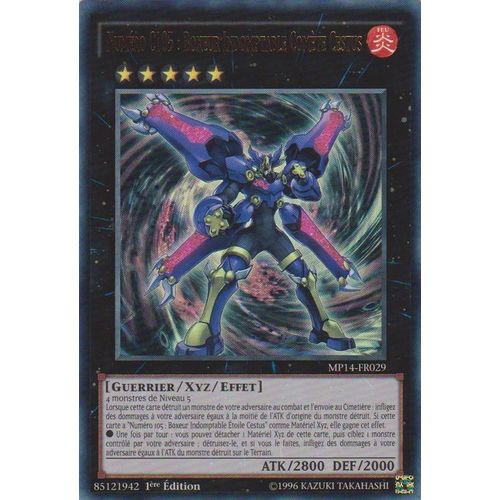 Numéro C105 : Boxeur Indomptable Comète Cestus - Mp14-Fr029 - Yu Gi Oh! - Ultra Rare