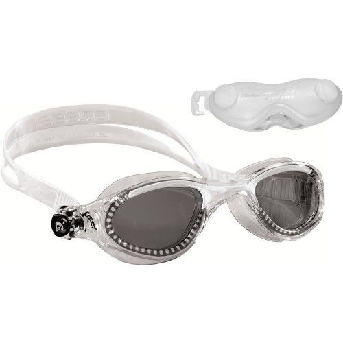 Cressi Sub S.P.A. Flash Lunette De Natation Clear/White/Smoked Lenses