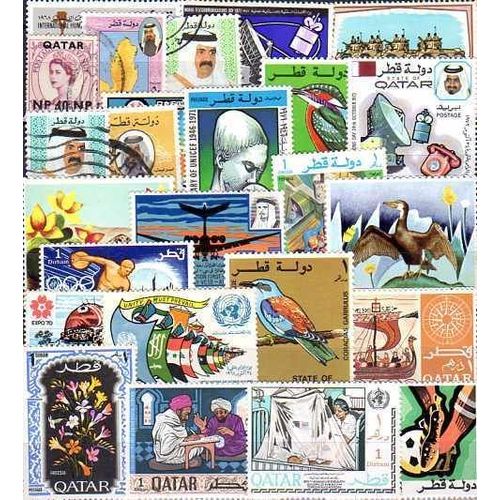 Qatar - 50 Timbres Differents