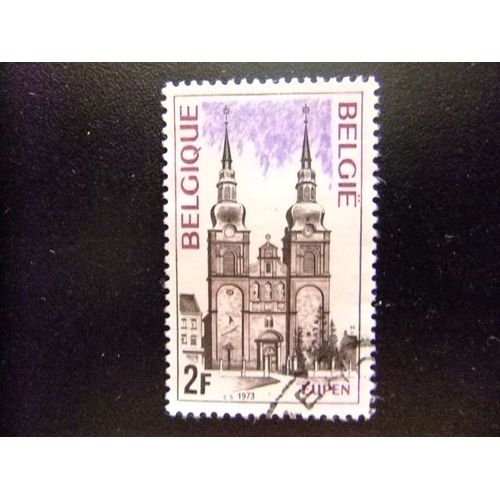 Belgique - België - 1973 - Eglise Saint-Nicolas - Yvert & Tellier Nº 1678 º Fu - Cob Nº 1685 º Fu