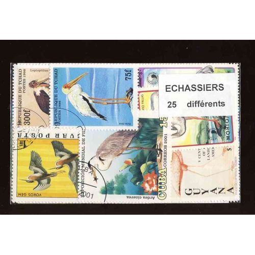 Echassiers - 25 Timbres Differents