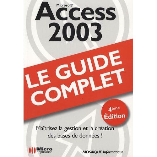 Access 2003   de Mosaque Informatique  Format Broch 
